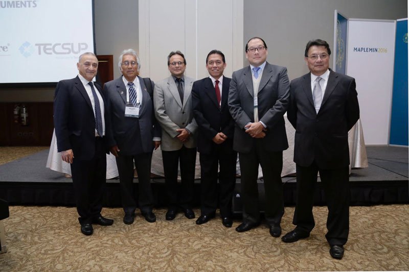 Comité ejecutivo del 3er Seminario Internacional de Mantenimiento de Plantas y Equipos Mina-Maplemin 2016