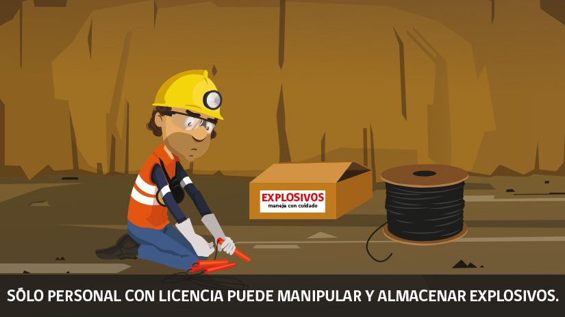 Reglas de oro de la seguridad minera en Chile - novena regla Reglas de oro de la seguridad minera en Chile - novena regla