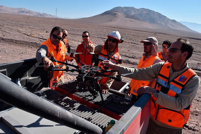 Sernageomin incorpora drones para fiscalización minera