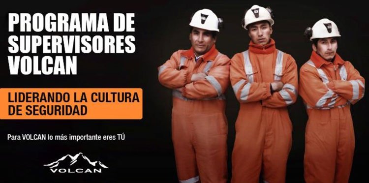 Programa de supervisores de Volcan Compañía Minera