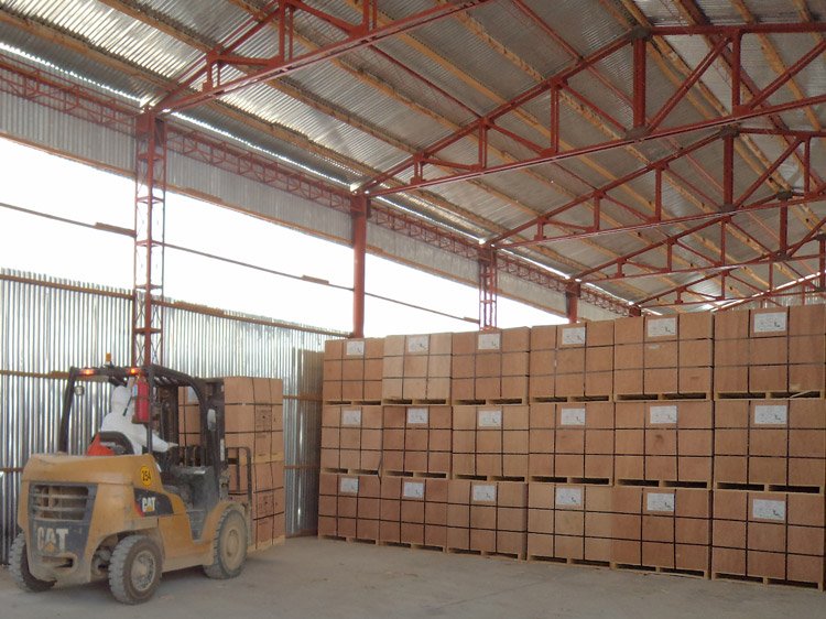 Aruntani recertifica uso de cianuro - Almacenaje de cajas de cianuro