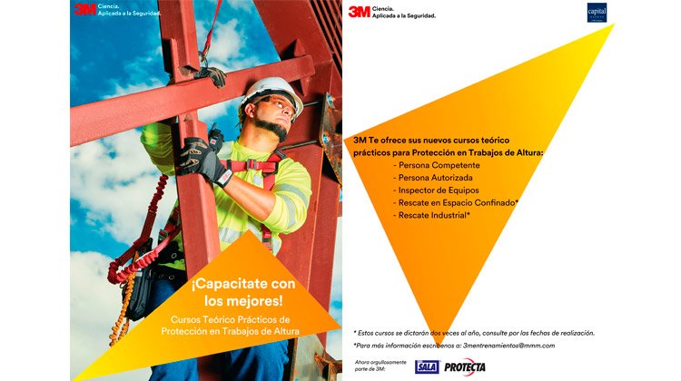 3M: nuevos cursos sobre trabajo en altura 3M: nuevos cursos sobre trabajo en altura