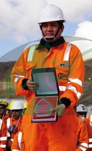 Luis Torres, supervisor de la mina Alpamarca.