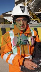 Rodolfo Bringas de planta concentradora Chungar.
