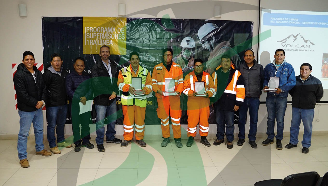 Supervisores de Andaychagua, Carahuacra, Mahr Tunel y San Cristóbal recibieron premios por destacada intervención en Programa de Supervisores.