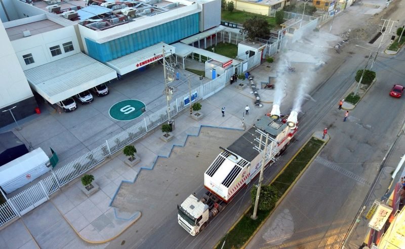 1 Southern Peru inicio en Moquegua campana de desinfeccion contra COVID-19