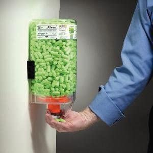 Soporte magnético de Moldex permite colgar fácilmente los dispensadores de tapones auditivos