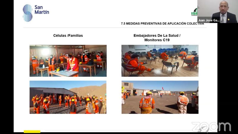 San Martin Contratistas objetivo es minimizar tasa de contagio y cumplir plan COVID-19