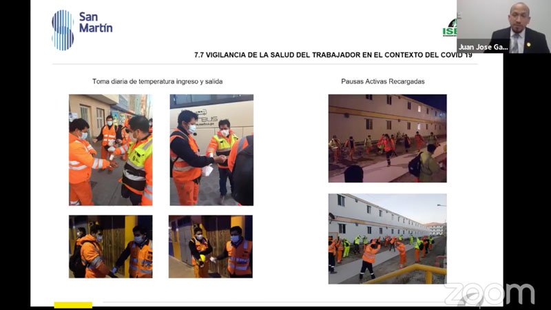 San Martin Contratistas objetivo es minimizar tasa de contagio y cumplir plan COVID-19