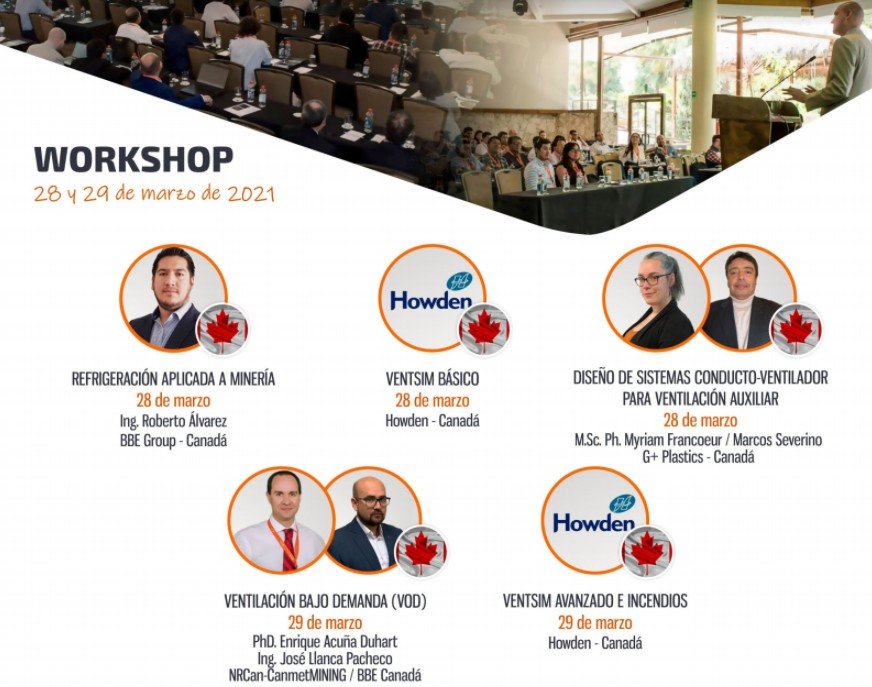 Exhibición y workshops en Simposio de Ventilación en Minas