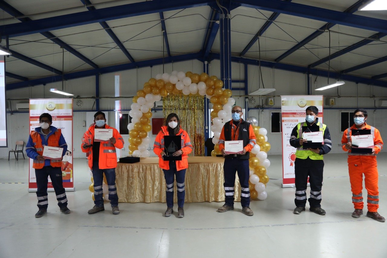 Las Bambas reconoce a los trabajadores más seguros del primer trimestre