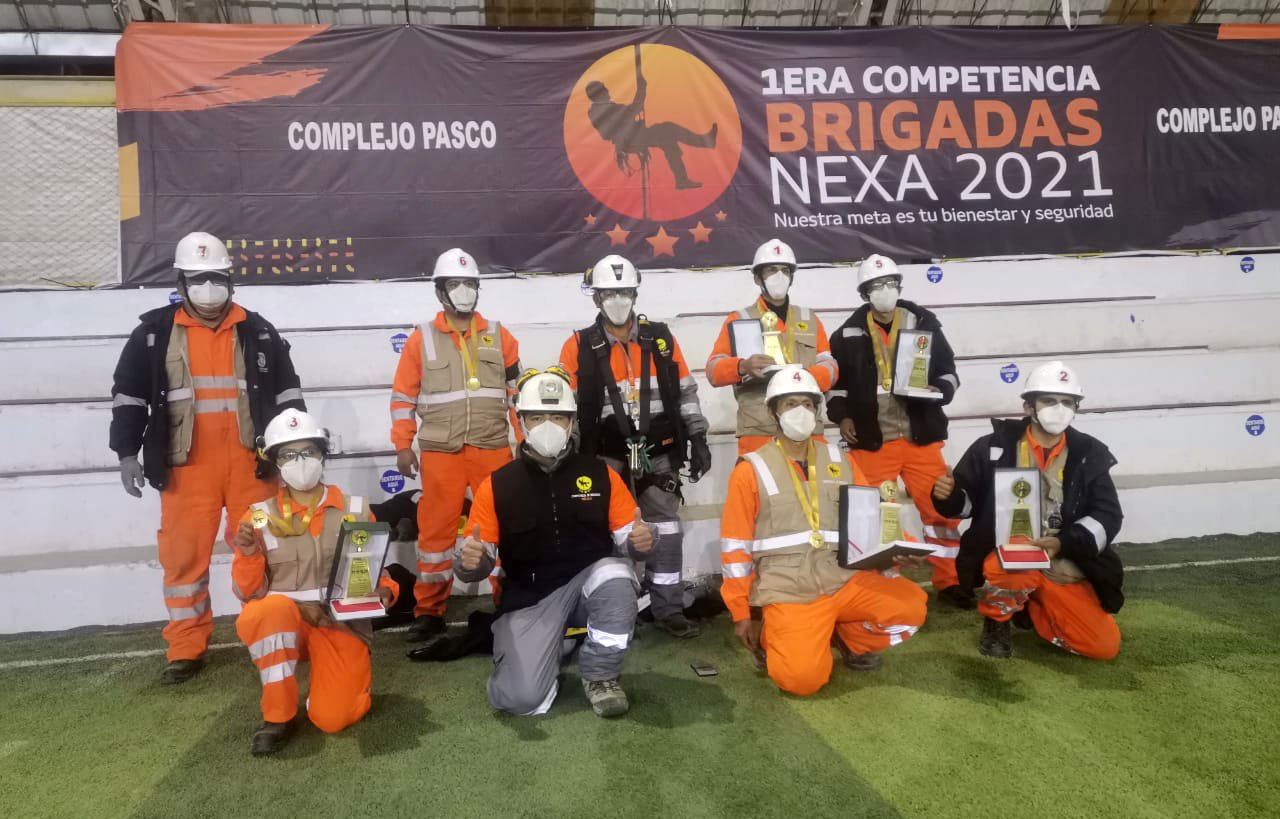 Nexa Resources organiza Concurso Interno de Brigadas de Emergencia en Pasco
