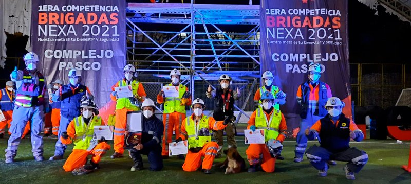 Nexa Resources organiza Concurso Interno de Brigadas de Emergencia en Pasco
