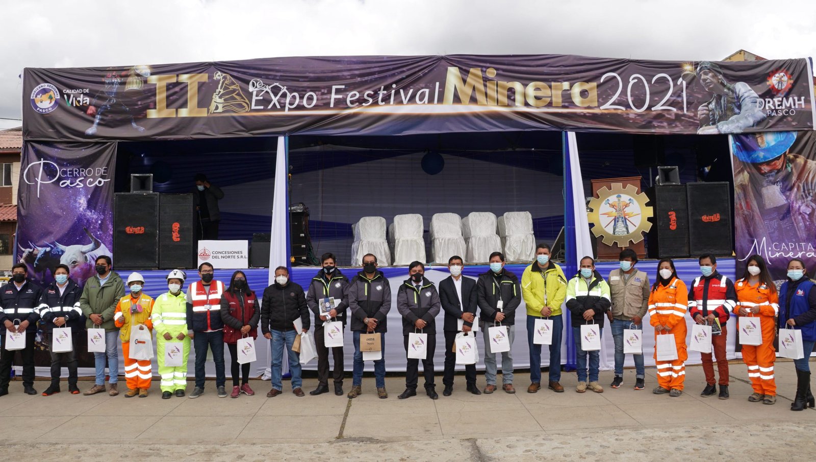 Pasco celebra el Dia del Minero