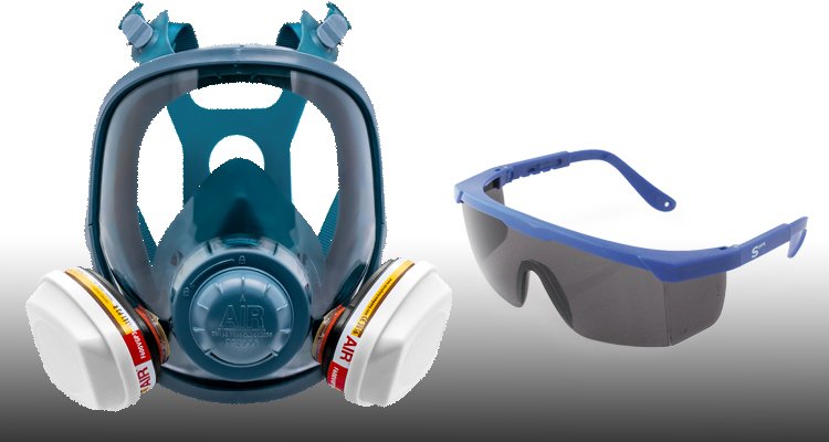 Nunca exponga el respìrador a fuentes de calor ni limpie en seco los lentes.