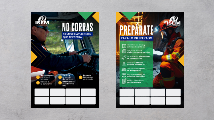 afiches de seguridad vial y emergencias